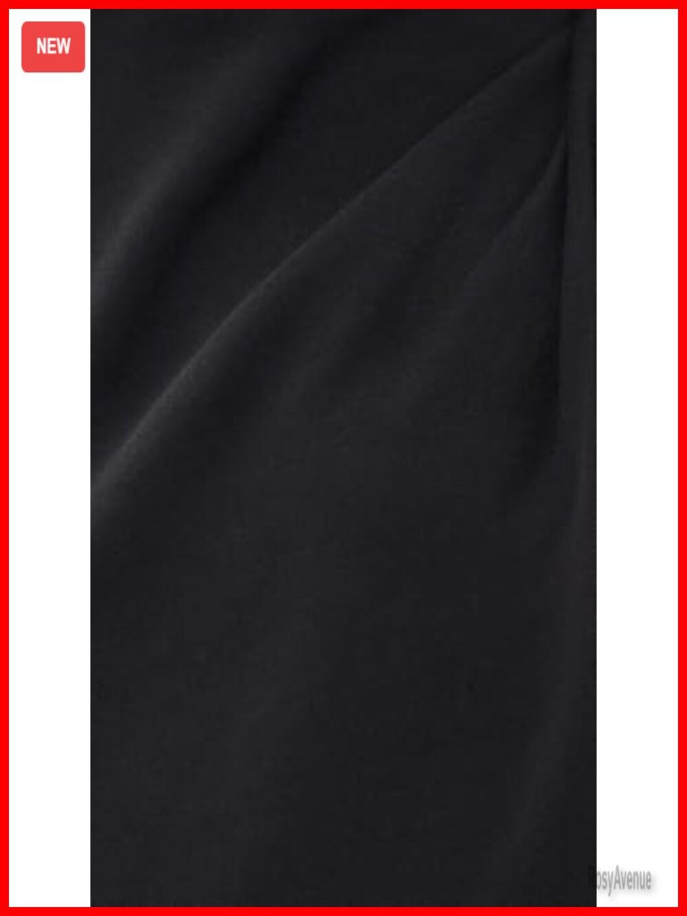 Draped Shoulder Sleeveless Top Relaxed Fit Crew Neck Pullover Blouse - Picture 5 of 5